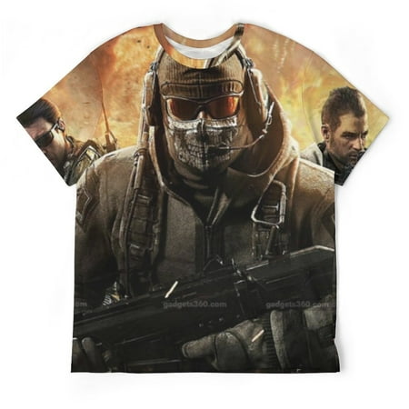 Call Of Duty Mobile Unisex Short-sleeve Shirt For Men Women Novelty 3D Print T-Shirt Soft Comfortable Tee Shirts