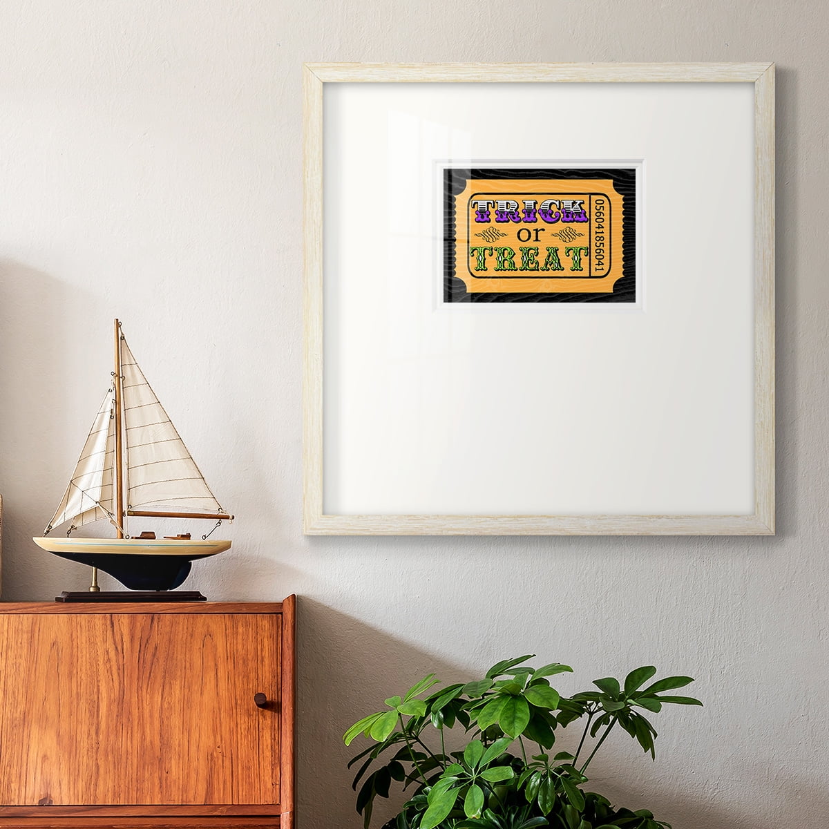 Trick or Treat TicketPremium Framed Print