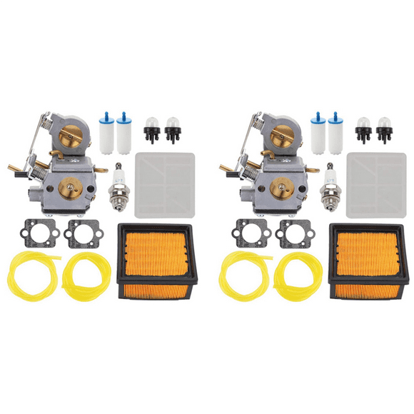2X 578 24 34-01 C3-EL53 Carburetor Kit for K750 K760 510 C3-EL43C + Air Filter Fuel Bulb Spark Plug