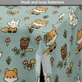 thumbnail image 4 of Woodsy Dog Crate Cover, Friendly Woodland Creatures Mushrooms and Plants in Cartoon Style, Easy to Use Pet Kennel Cover Small Dogs Puppies Kittens, 7 Sizes, Multicolor, by Ambesonne, 4 of 6