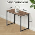thumbnail image 5 of XF XINFENG Modern Office Computer Desk 39 inch Wooden Industrial Writing Desk Kids Study & Work Table for Home Office, Vintage, 5 of 7