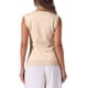 thumbnail image 3 of CHALCO INSPIRADOR Chaleco de Suéter para Mujeres Cuello Cuadrado Sin Mangas con Botones Casual Tops XL Albaricoque, 3 of 6