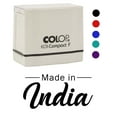 thumbnail image 2 of Printtoo Made In India Self Inking Rubber Stamp Pre-Inked Office Stamp- Home Office Business Stationery, 47 x 20 mm Blue, 2 of 7