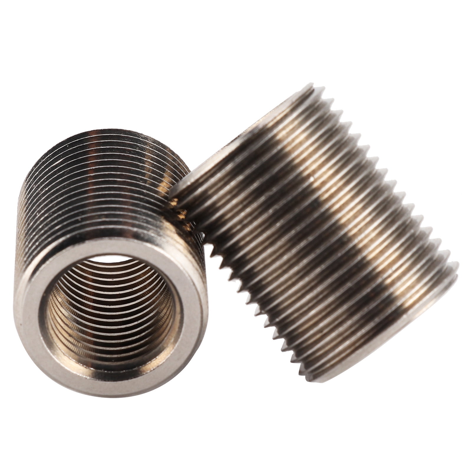 Zerodis 10pcs Thread Insert Kit 303 Stainless Steel Female M14x1.5 Male M20x1.5