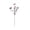 B#024 E, variant on 23.6-Inch Artificial Cosmos Daisy Silk Flower Stem for Wedding Home Decoration, Faux Wildflower Spray for DIY Bouquet and Floral Centerpieces B#024 B