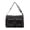 Black, variant on Women's Denim Crossbody Shoulder Bag, Large Capacity Jean Purse with Multiple Pockets, Adjustable Strap Handbag