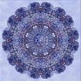 thumbnail image 1 of Ahgly Company Tapis d'Intérieur Lavable en Machine Carré Transitionnel Violet Pervenche Profond, 7 Pieds Carré, 1 of 7