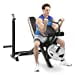 thumbnail image 3 of Marcy Banc de Poids Olympique Réglable avec Développeur de Jambes et Support de Squat MD-879, 3 of 4