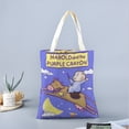 thumbnail image 2 of Harold and the Purple Crayon Bolso de tela con estampado de lienzo para mujer, bolsa de compras reutilizable y estética, con cremallera interior, regalo para mujer,40*40cm., 2 of 6