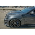 thumbnail image 6 of Replacement For 2009-2015 Cadillac CTS-V Models | Performance Package Fiberglass - Primed Black Replacement Front Middle Vented Scoop Extractor Front Bumper Hood Cover, 6 of 12