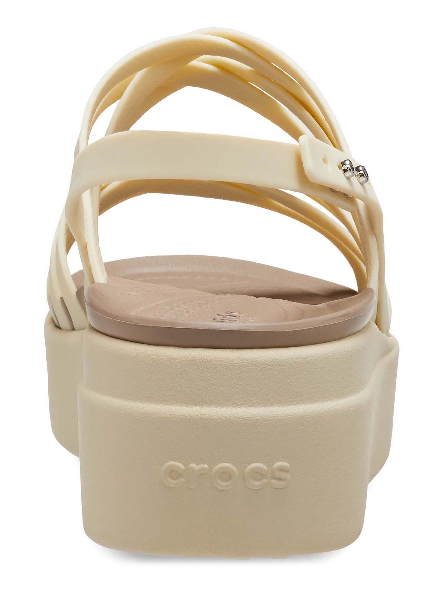 Crocs Women's Brooklyn Strappy Low Wedge Sandals