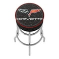 thumbnail image 3 of Trademark Gameroom Corvette C6 Black Bar Stool with Padded Seat, 3 of 5