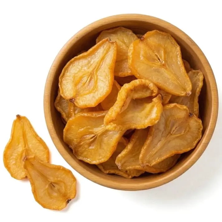 NY SPICE SHOP Dried Pears Californian Jumbo - 3 Pound - Jumbo Dried Pear Slices - Golden Pear Pieces - Soft & Tender Dried Pear Slices - Sweet Golden Pear Halves for Snacking, Baking, Trail Mix