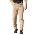 thumbnail image 5 of Men's Ripstop Cargo Pants Waterproof Durable Multi Pocket Lightweight for Work Construction Hiking Outdoor Big and Tall Size S-3XL Khaki, 5 of 8