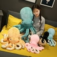 thumbnail image 5 of CreativeArrowy Lovely Simulated Octopus Shape Throw Pillow Sofa Chair Mat Stuffed Plush Toy Bedroom Car Shop Restaurant Decor Photography Props, 5 of 18