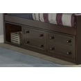 thumbnail image 4 of Hillsdale Furniture Schoolhouse 4.0 Charlie Captain's Full Bed, 1 Storage Unit, Brown, 4 of 5