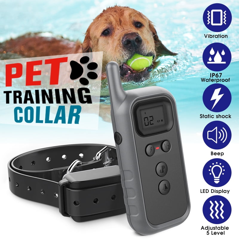 Pet Training Collar Anti Bark Control Collar Beep/Vibration/Shock 5
