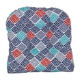 thumbnail image 2 of Blazing Needles 19-inch U-Shaped Spun Polyester Outdoor Tufted Dining Chair Cushion 93184-1CH-OD-204, 2 of 2