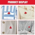 thumbnail image 3 of SEWOART 2Pcs Trendy Watermelon Lapel Pins Alloy Brooch for Jackets Sweaters and Bags, 3 of 8