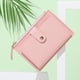 thumbnail image 4 of Monedero para Mujer Cartera para Mujer Ranura para Tarjetas múltiples Cremallera Lisa Cuero sintético Tamaño pequeño Textura Fina Cartera Corta para Compras Titular de la Tarjeta Cartera en Bloque, 4 of 4