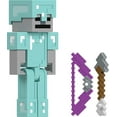 thumbnail image 3 of Minecraft Figurines articulée Squelette en Armure 8,26 cm (3,25 po) – Collection, 3 of 6
