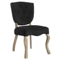 thumbnail image 2 of Modway Array 20" Tufted Performance Velvet Dining Side Chair in Black, 2 of 5