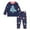 Z19-Navy, variant on Gunia Girls Halloween Outfits Hallowmas Pajama Set Long Sleeve Pants Cute Pumpkin Print For Kids Comfortable Sleepwear For Fall Winter Holiday Party Girl Outfit,Orange 2-3 Years