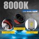 thumbnail image 5 of Super Bright H8 H9 H11 LED Headlight Bulb Kit HIGH/LOW Beam Light 8000LM 8000K Ice Blue 80W, 5 of 5