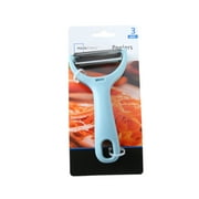 Mainstays 3-Piece Peeler Set with Serrated, Straight, and Julienne Blades, Assorted Colors