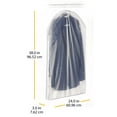 thumbnail image 3 of Whitmor Polypropylene Suit Bag - Clear - Adult, 3 of 4