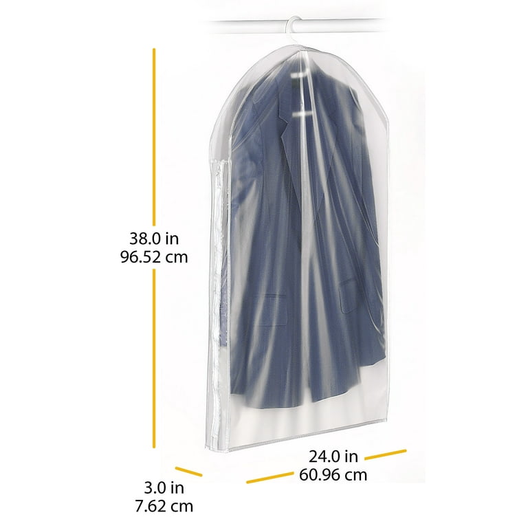 Whitmor Polypropylene Suit Bag Clear Adult Walmart