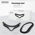 thumbnail image 2 of HLONK Interface Faciale et Coussinet de Protection pour le Visage pour Oculus Quest 2, Coussin en Mousse PU Résistant à la Sueur - Accessoires VR pour Meta Quest 2, Compatible avec Oculus Quest 2, 2 of 4
