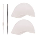 thumbnail image 5 of 2 Set Silicone Hair Highlights Caps Hair Coloring Caps Hair Dye Hats with Needle, 5 of 5