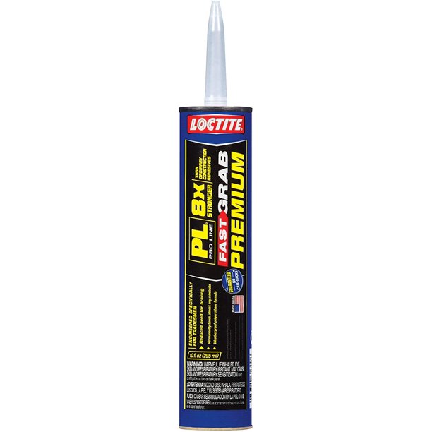 Loctite PL Premium Fast Grab Polyurethane Construction Adhesive, 10