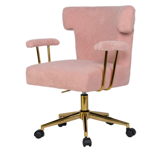 Faux Fur Vanity Chair, Elegant Fluffy Vanity Chair for Girls Women