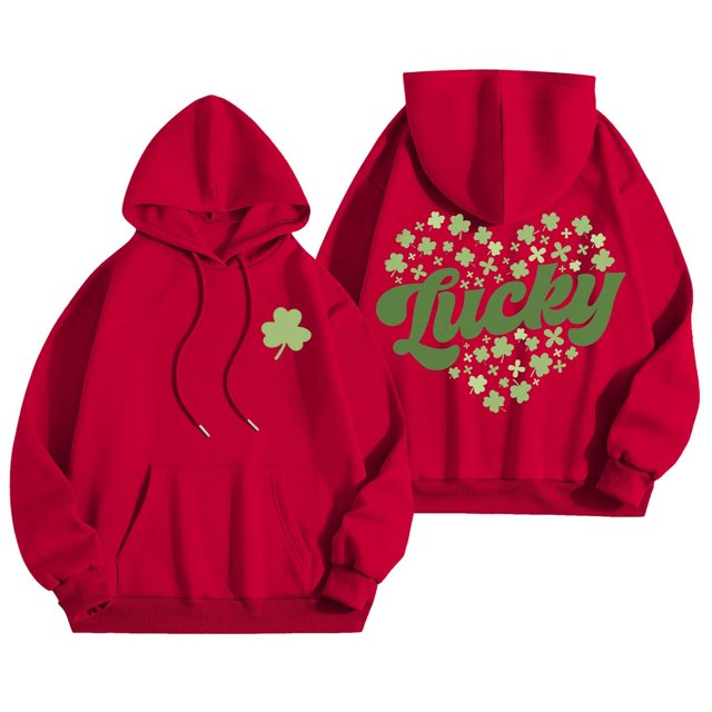 Lady Printed Hooded Sweater