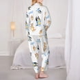 thumbnail image 5 of Lsque Bluey Pattern Long Sleeve Pajama Set for Women - Soft 2-Piece Sleepwear and Loungewear Set with Pockets, Comfy Nightwear, 5 of 8