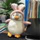 thumbnail image 3 of Christmas Penguin Plush Toys Cute Stuffed Cosplay Penguin Dino Rabbit Toy Doll Pillow Kids Girls Gift Soft Doll Christmas Gift, 3 of 4