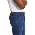 thumbnail image 3 of Kirkland Signature Men's Comfort Stretch Straight Fit Classic 5 Pocket Denim Jean, Blue, 30W, 29L, 3 of 4