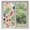 Beige, variant on Window Privacy Film Botanical Fruit Stained Glass Window Film Decorative Window Cover Vintage Summer Blueberry Raspberry Leaves Window Clings Static Adhesive Sticker for Bathroom 19.6"x39.3"