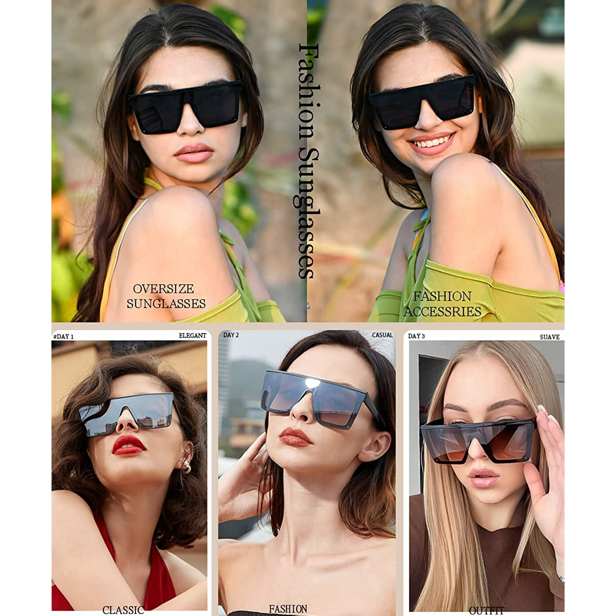 Black sunglasses with straight top hotsell