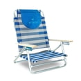 thumbnail image 1 of Ostrich South Beach Chair, Portable Outdoor Camping Pool Recliner w/ Carry Strap, Stripe, 1 of 13