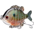 thumbnail image 3 of (2 pack) Bassdash SwimPanfish Multi Jointed Panfish Bluegill Swimbaits Hard Topwater Bass Lures Fishing Lure Crank Saltwater 3.5in/0.85oz, 3 of 8