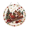 thumbnail image 5 of Christmas Pearl Diamond Art Suncatcher, Christmas Pearl Art Kit for Adults, 7.87in DIY Diamond Suncatcher Art Kit, Christmas Holiday Hanging Ornament, 5 of 6