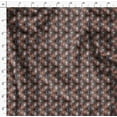 thumbnail image 4 of Soimoi Brown Poly Georgette Fabric Artistic Flower & Geometric Fabric Prints By Yard 42 Inch Wide, 4 of 5