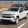 thumbnail image 7 of Roof Rack Rooftop Cargo Carrier for 2019-2020-2021-2022-2023-2024-2025 Chevy Silverado/GMC Sierra 1500 2500 3500 Crew Cab No Drilling 800lbs Capacity, 7 of 7