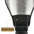thumbnail image 4 of Zshan Reflector Portable Universal Camera Flash Reflector Speedlite Bounce Diffuser Board with Silver and White Reflective Surface Replacement for Canon Nikon Sony Godox Yongnuo, 4 of 7