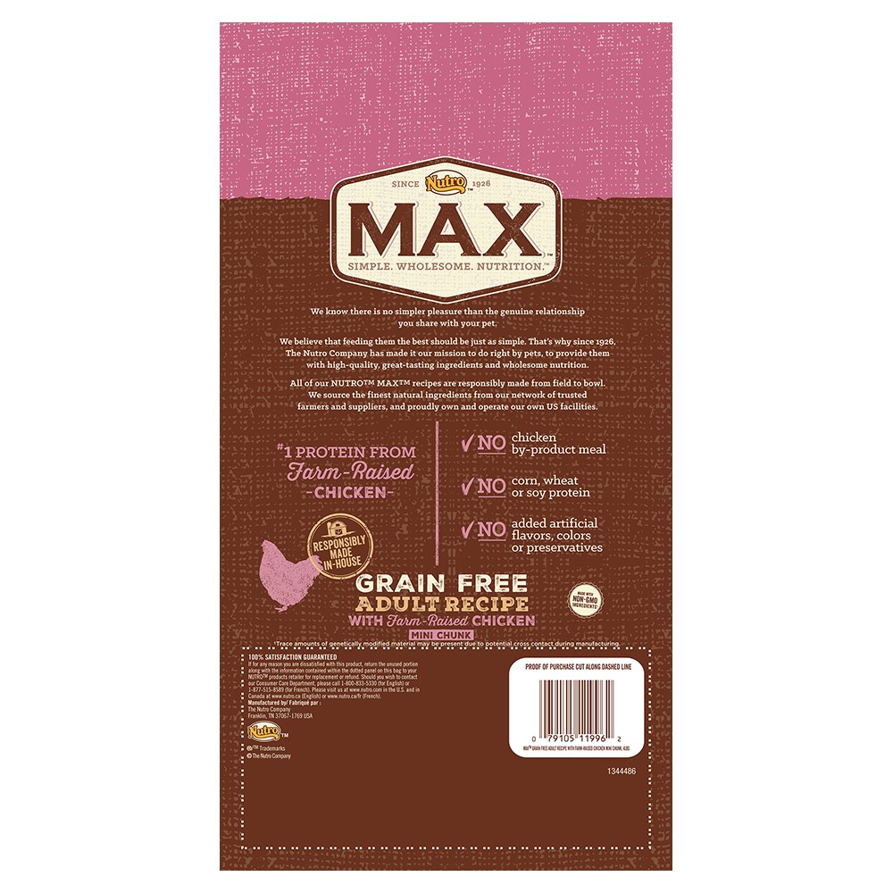nutro max chicken mini chunk
