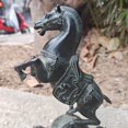 thumbnail image 2 of Jumping Horse Copper Statue for Wealth, Income and Bright Future & Yoga Decor Animal mascot Sculpure Gorgeous Gift Bronze Stallion on Drum, 2 of 4