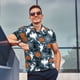 thumbnail image 4 of Balery Halloween Camisa Polo de Hombre con Estampado, de Manga Corta y Tejido Medio, Camisa Tipo Golf Polo-Small, 4 of 6
